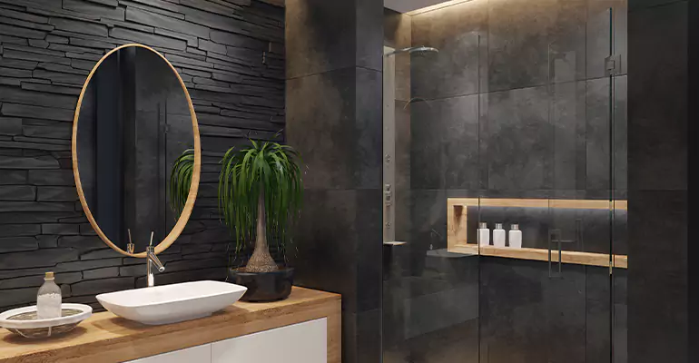 Bathroom Floor Tile Remodel in Casey