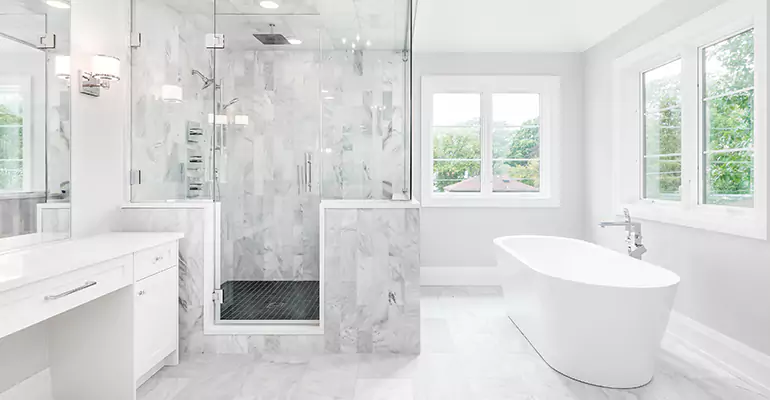 Full Shower Remodel in Hampton